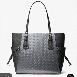 Michael Kors Leather & Logo Tote Bag